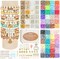 Clay Beads 3 Boxes Bracelet Making Kit, 10500pcs Beads for Jewelry Making, Round Letter Beads with Charm and Elastic Strings, Friendship Bracelets Holiday Gifts for Girls Adults